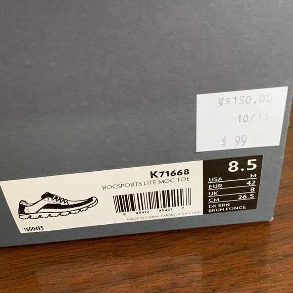 Rockport RocSports Moc Toe Moccasin - wears closer to an 8 - Picture 2 of 10